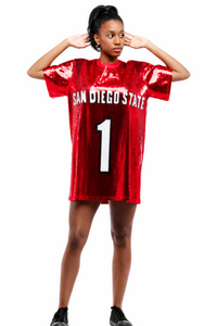 San Diego State Sequin Dress
