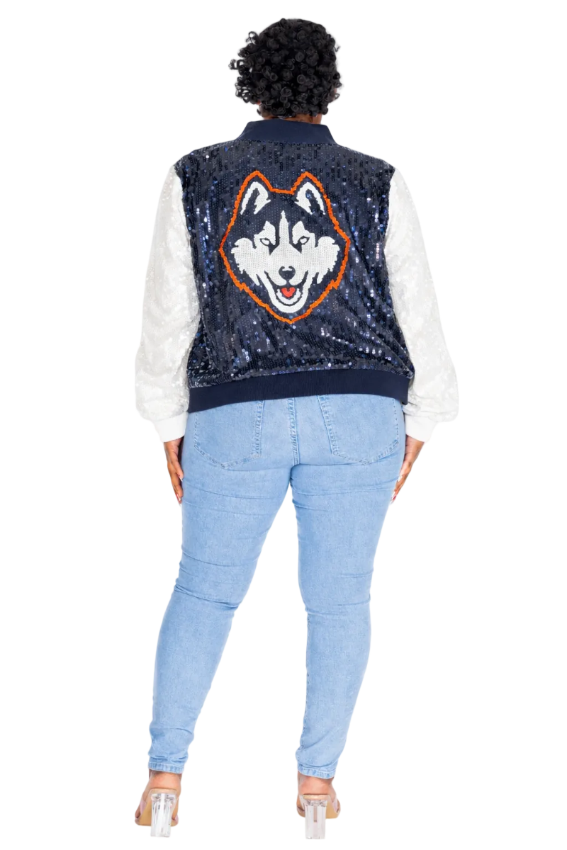 Connecticut College Sequin Jacket