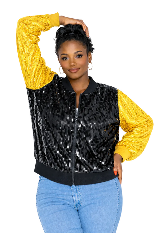 Iowa College Sequin Jacket