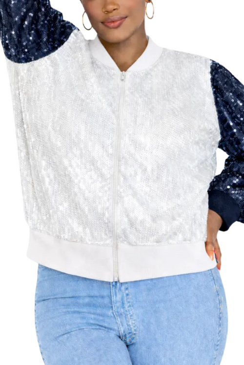 New York Baseball Sequin Jacket