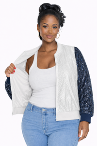 New York Baseball Sequin Jacket