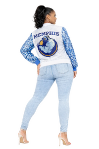 Memphis Basketball Sequin Jacket