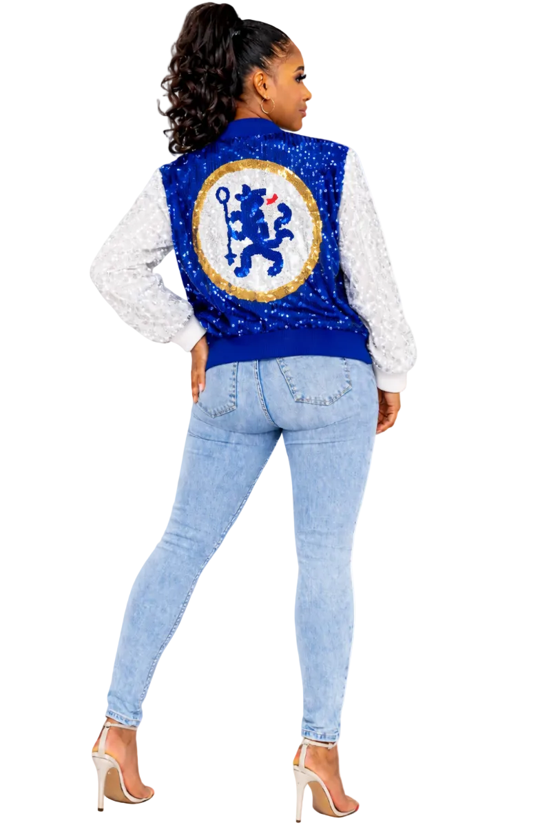 Chelsea Soccer Sequin Jacket