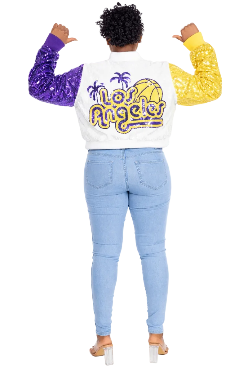 Los Angeles Basketball Sequin Jacket