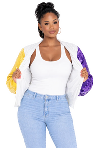 Los Angeles Basketball Sequin Jacket