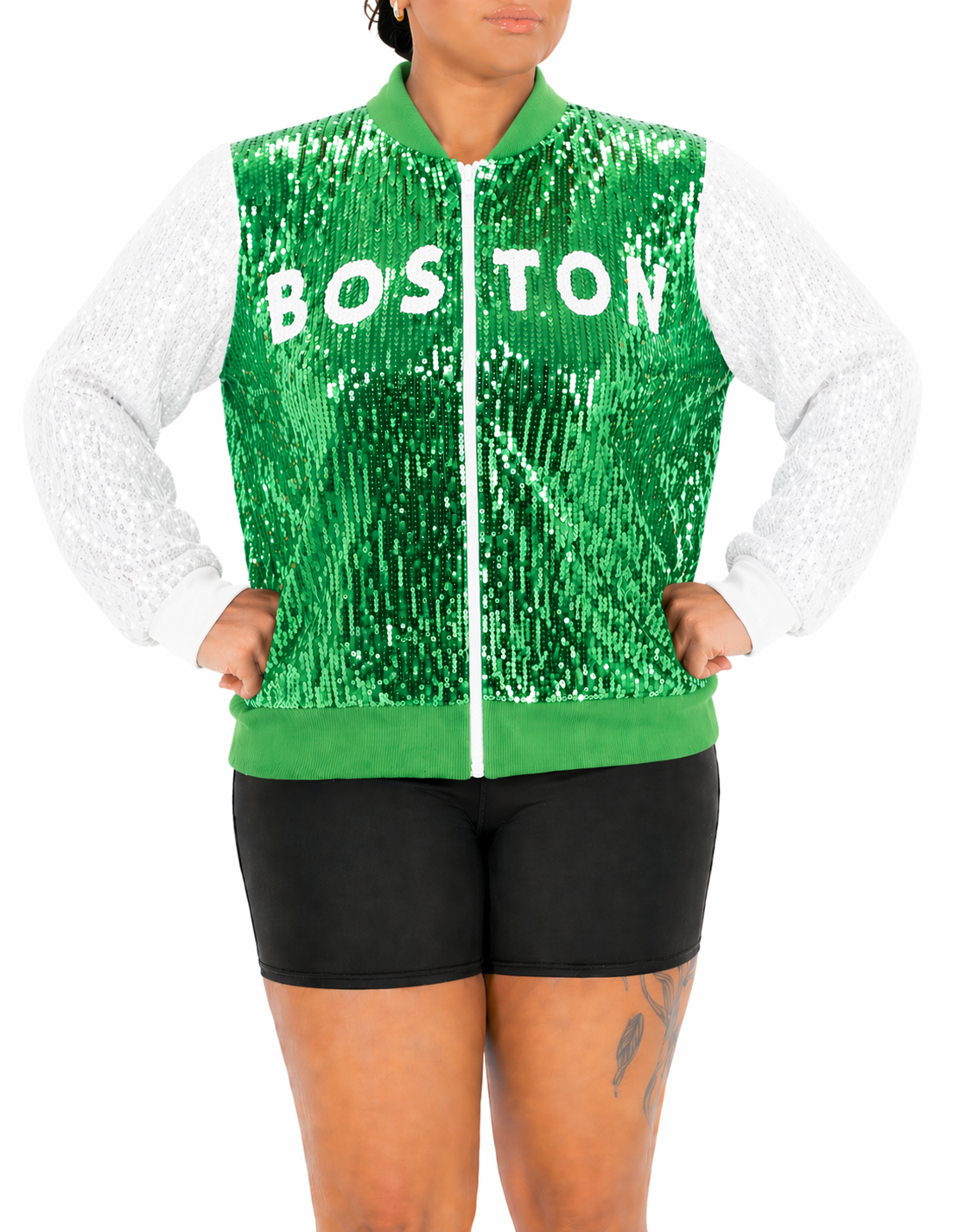 Boston Basketball Sequin Jacket