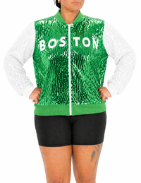 Boston Basketball Sequin Jacket
