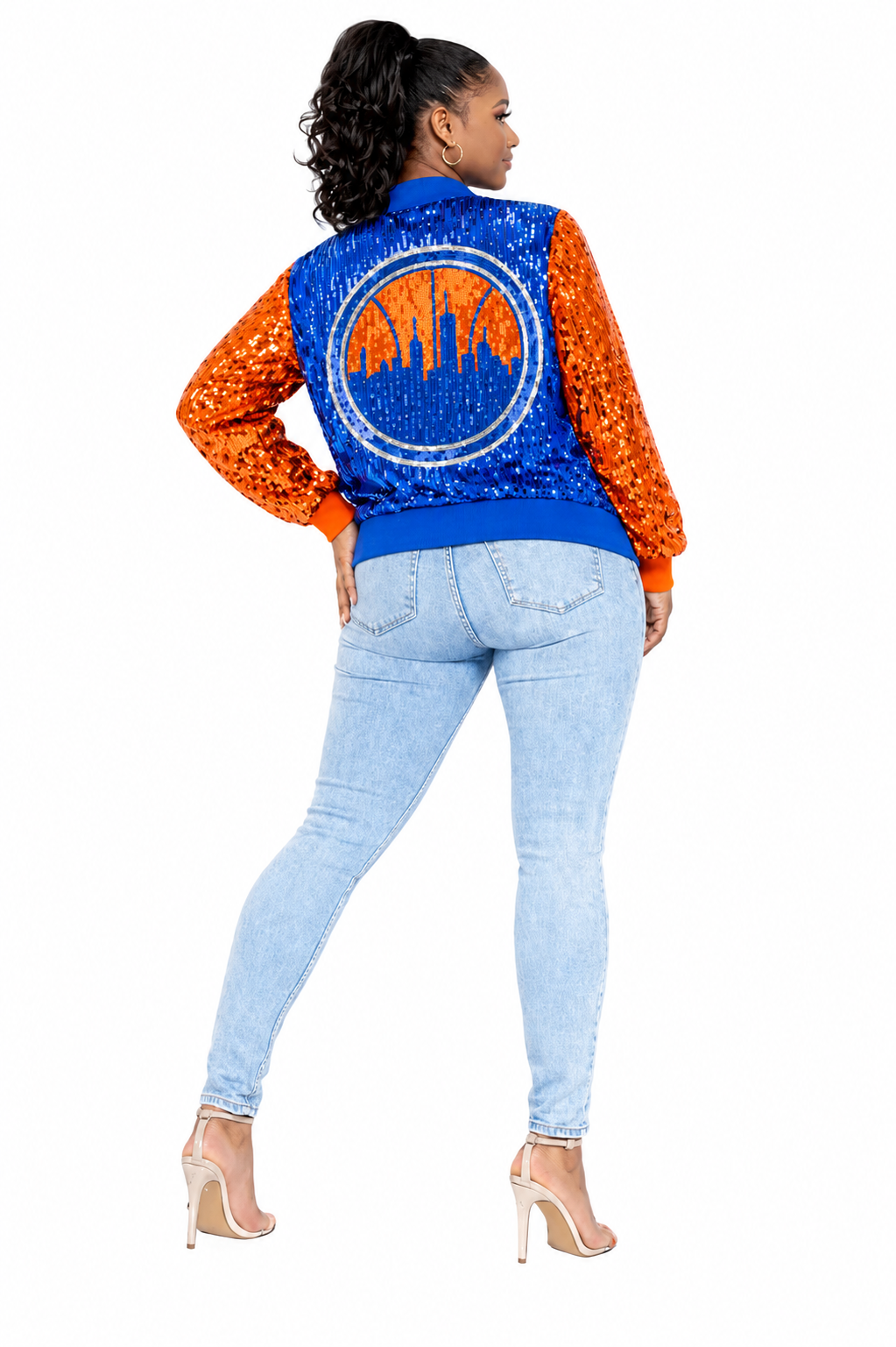 New York Basketball Sequin Jacket