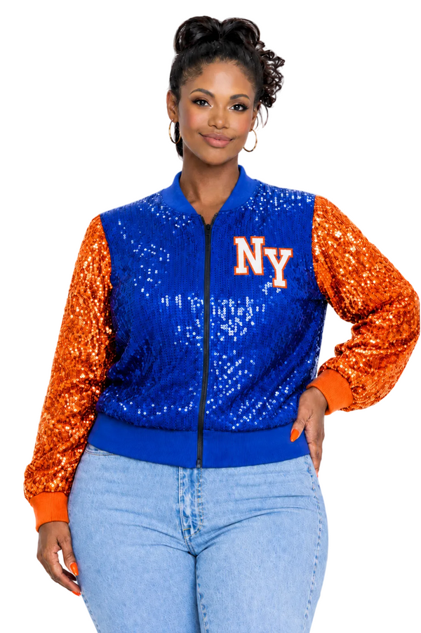 New York Basketball Sequin Jacket