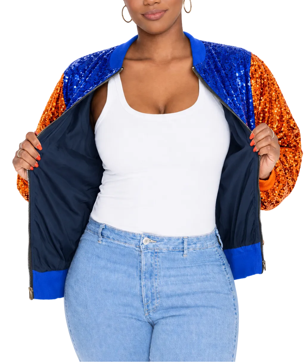 New York Basketball Sequin Jacket