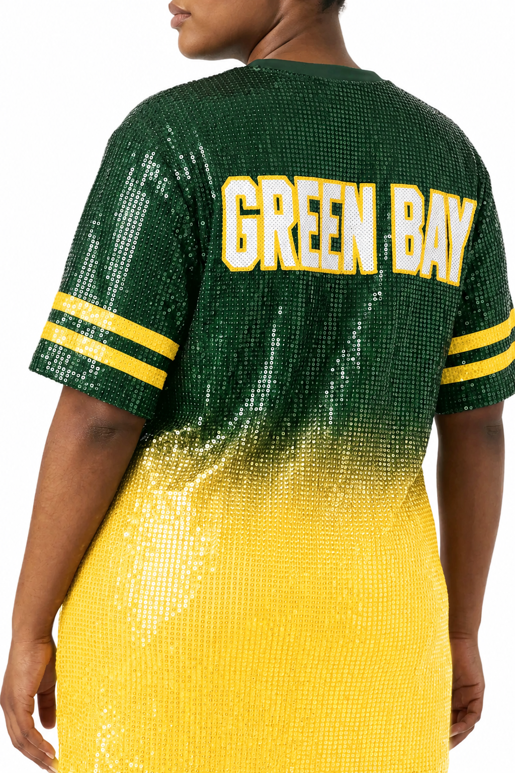Green Bay Ombre Sequin Dress