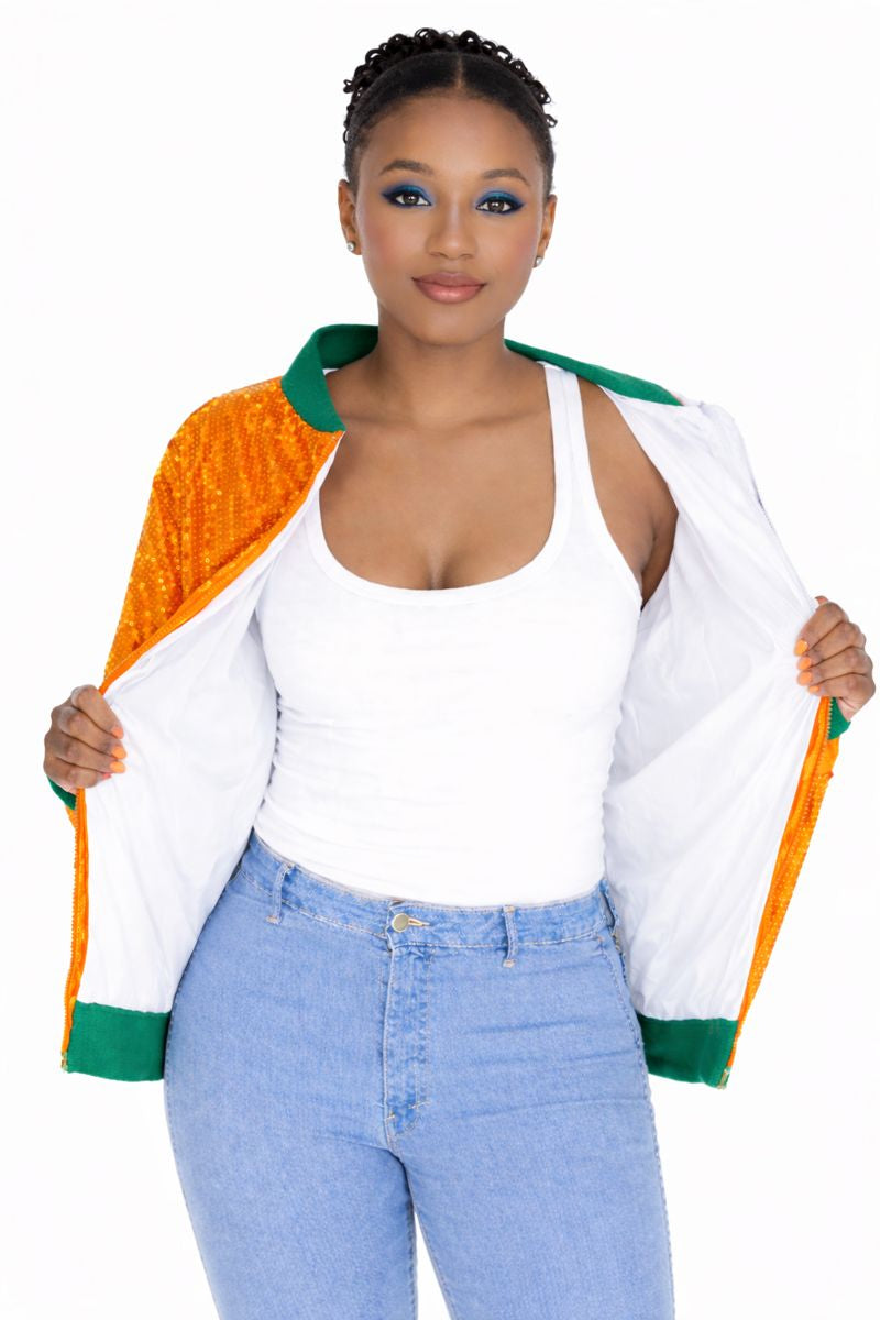 Ivory Coast Sequin Jacket