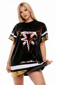 Las Vegas Hockey Sequin Dress