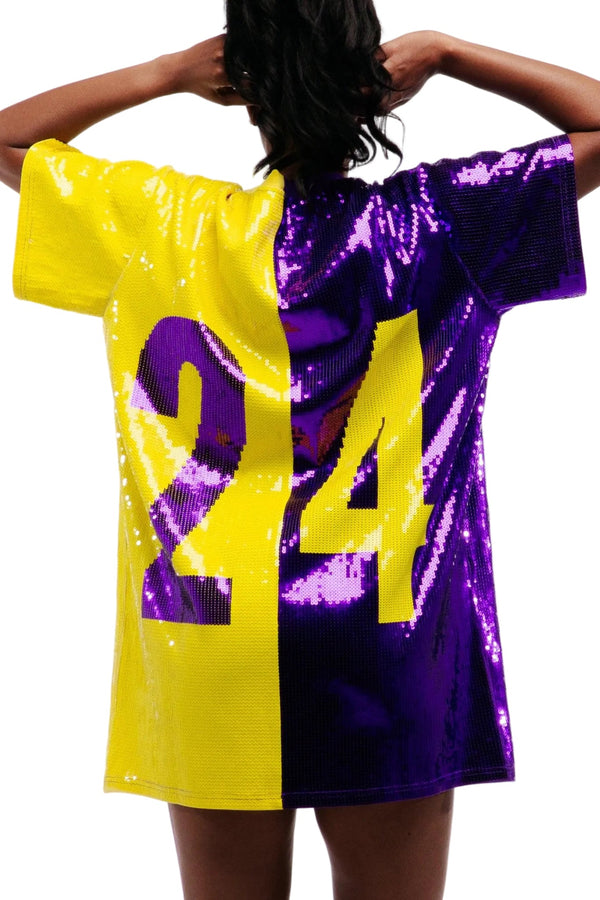 Los Angeles Basketball Sequin Dress - SEQUIN FANS