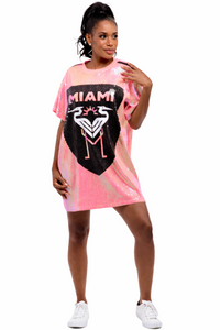 Miami Soccer Sequin Dress
