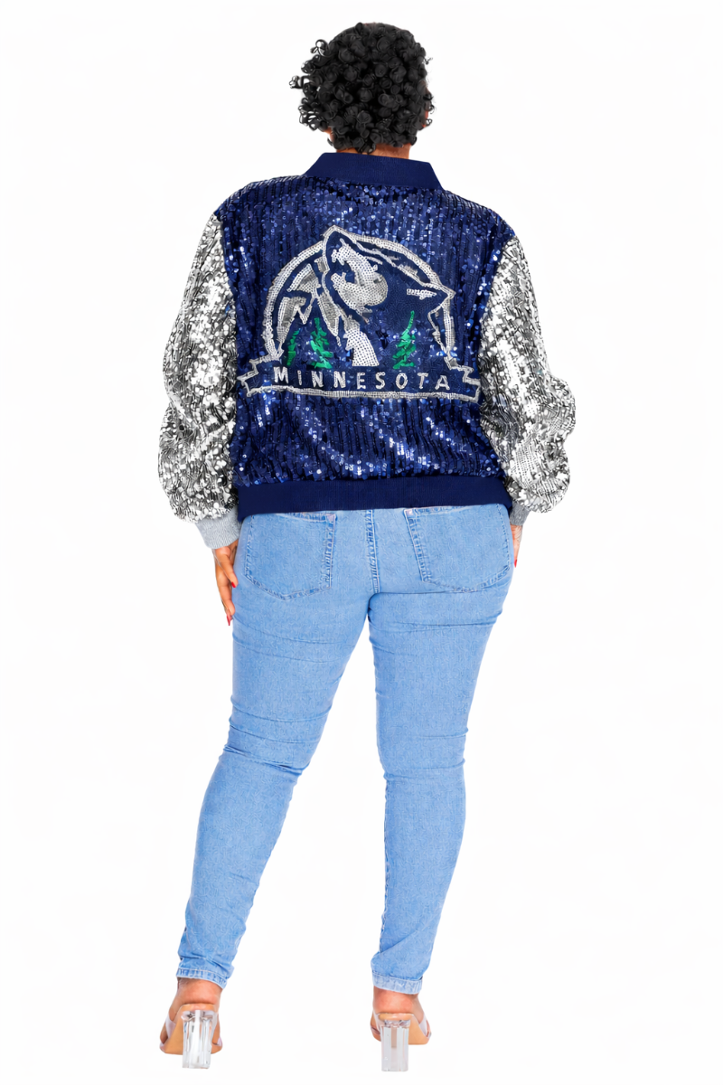 Minnesota Basketball Sequin Jacket
