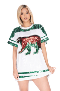 Minnesota Hockey Sequin Dress