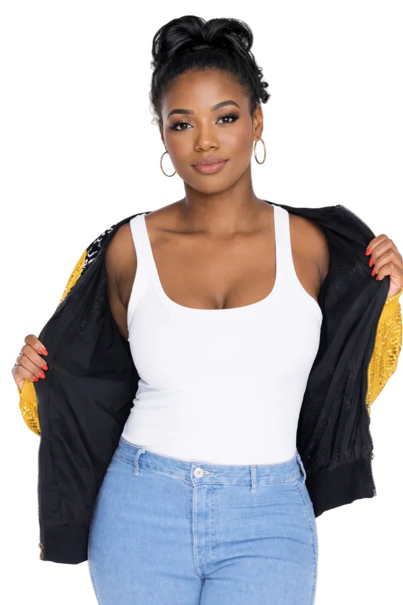 Iowa College Sequin Jacket