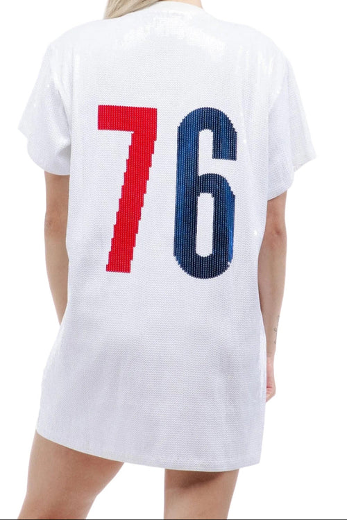 Philidelphia Basketball Sequin Dress - SEQUIN FANS