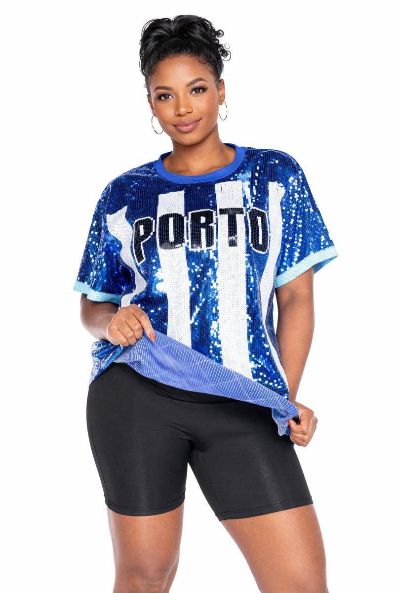 Portofino Soccer Sequin Shirt