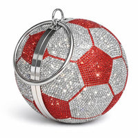 Crystal Soccer Clutch