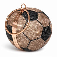 Crystal Soccer Clutch