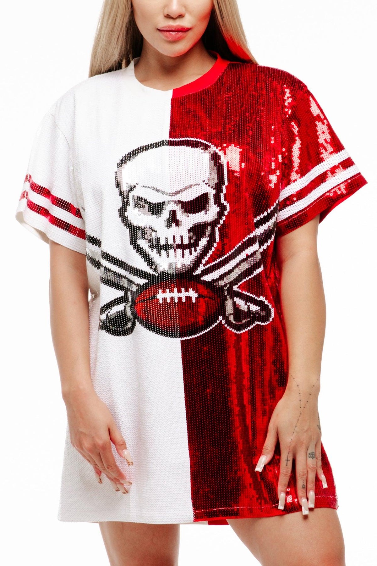Tampa Bay Football Sequin Dress - SEQUIN FANS