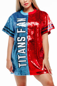 Tennessee Football Sequin Dress - SEQUIN FANS