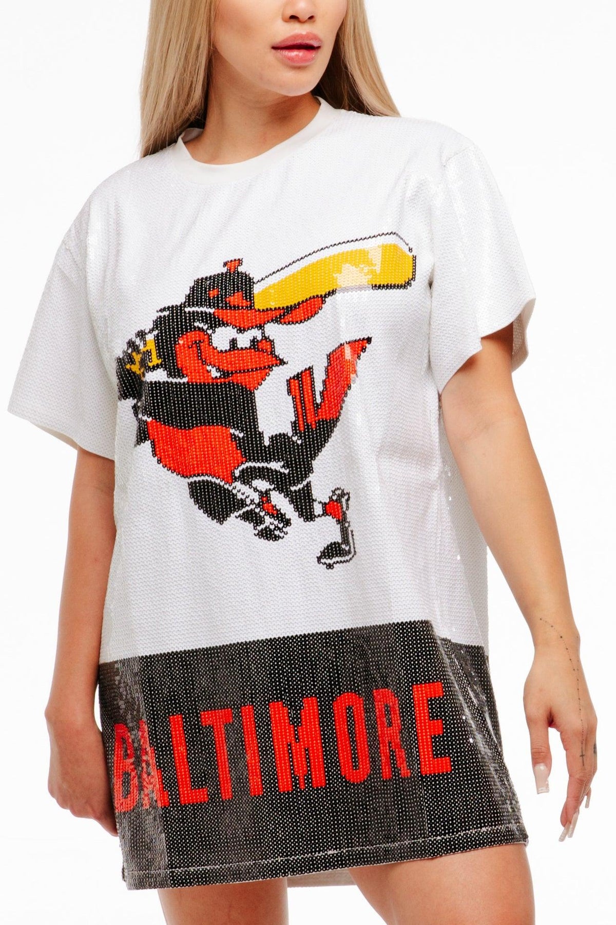 Baltimore Baseball Sequin Dress - SEQUIN FANS