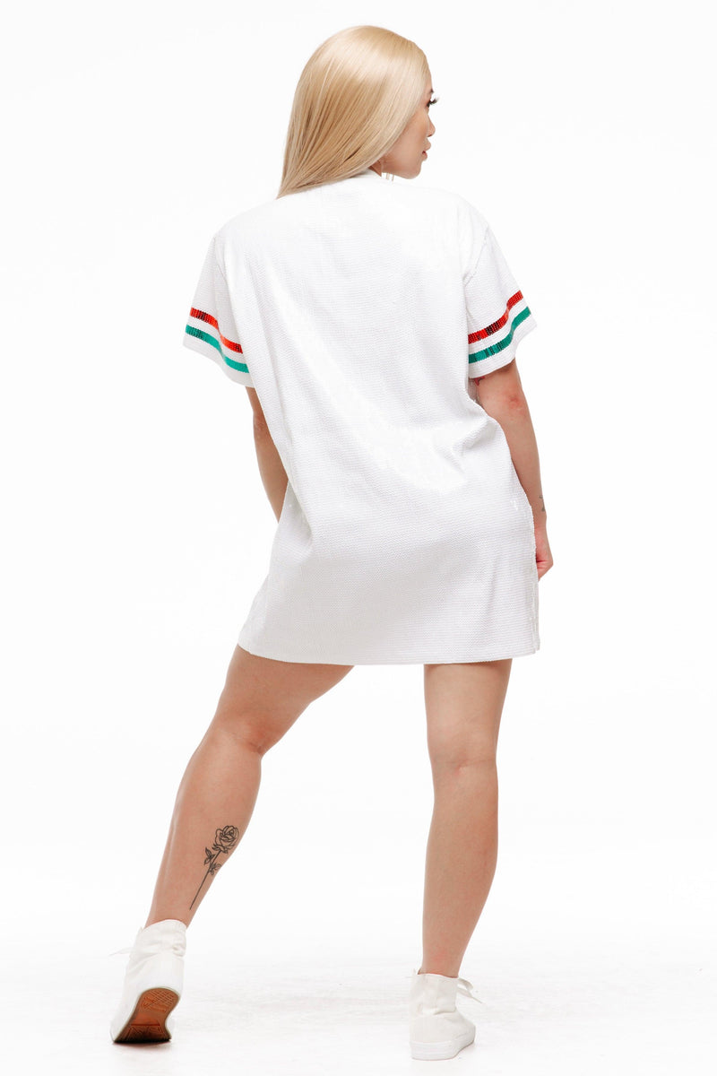 Miami Football Sequin Dress - SEQUIN FANS