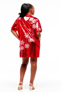 All I Want For Christmas Is You Sequin Dress - SEQUIN FANS
