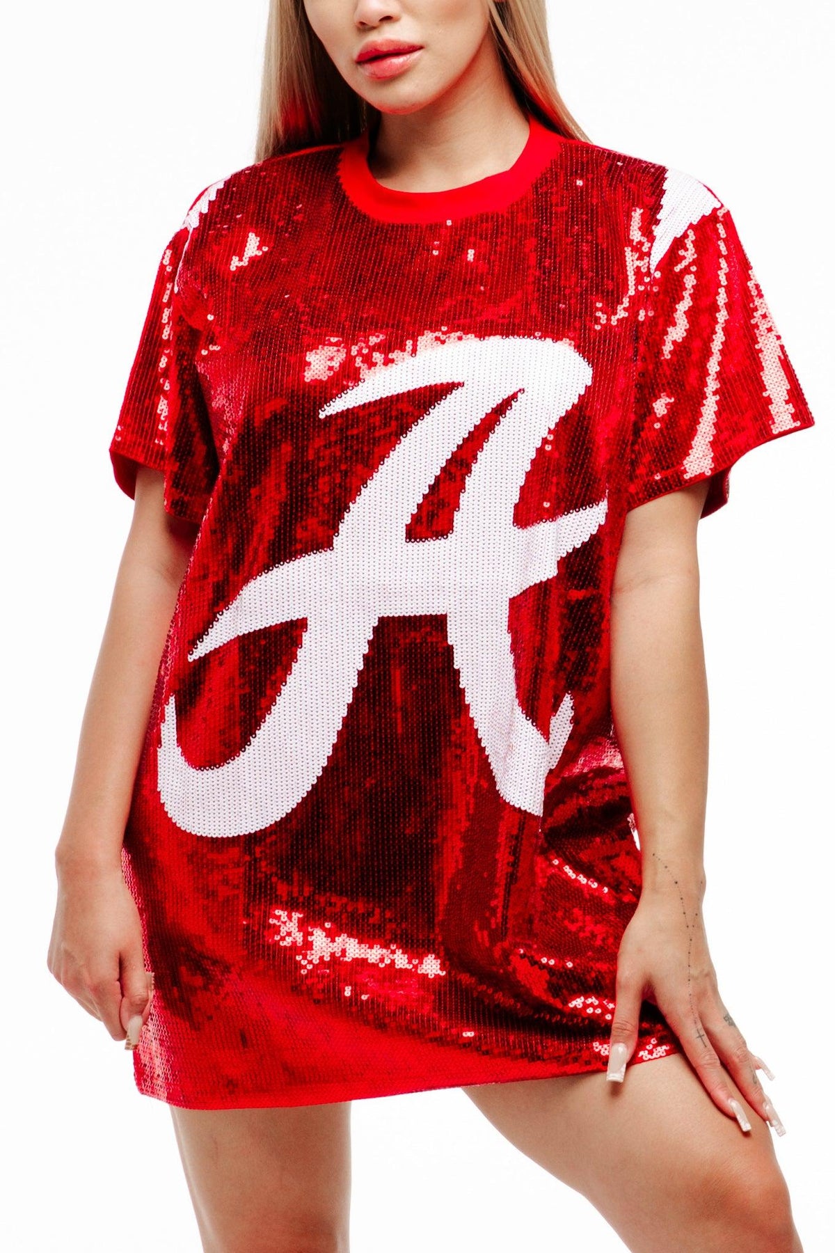 jersey dress sequin Alabama College Sequin Dress