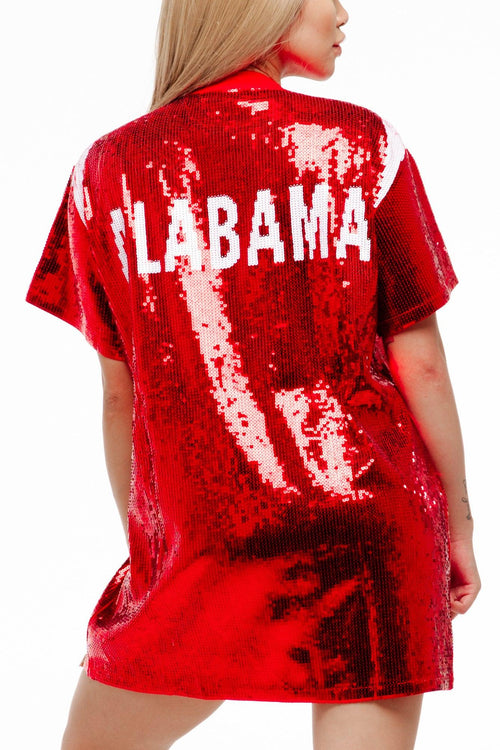 Alabama College Sequin Dress - SEQUIN FANS
