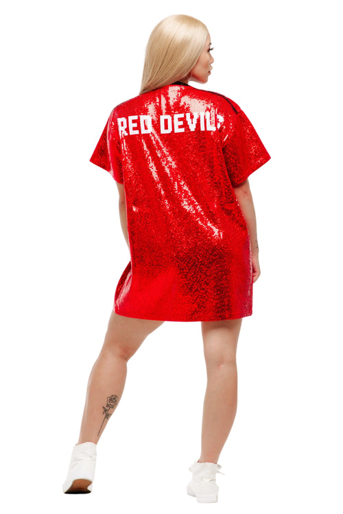 Manchester Football Sequin Dress - SEQUIN FANS