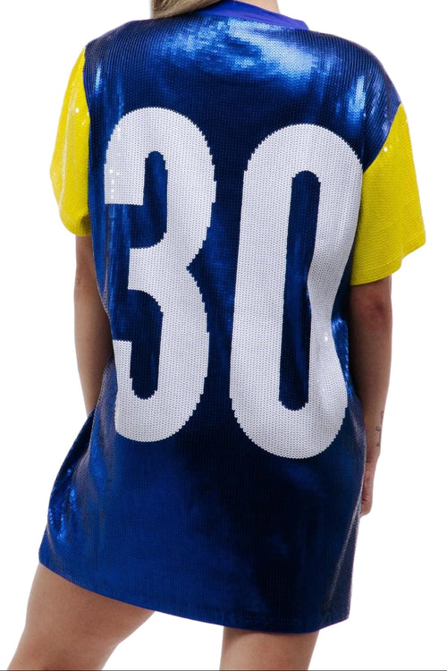 Golden State Basketball Sequin Dress - SEQUIN FANS