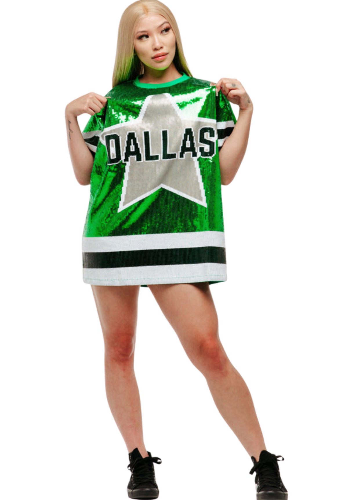 Dallas Hockey Sequin Dress