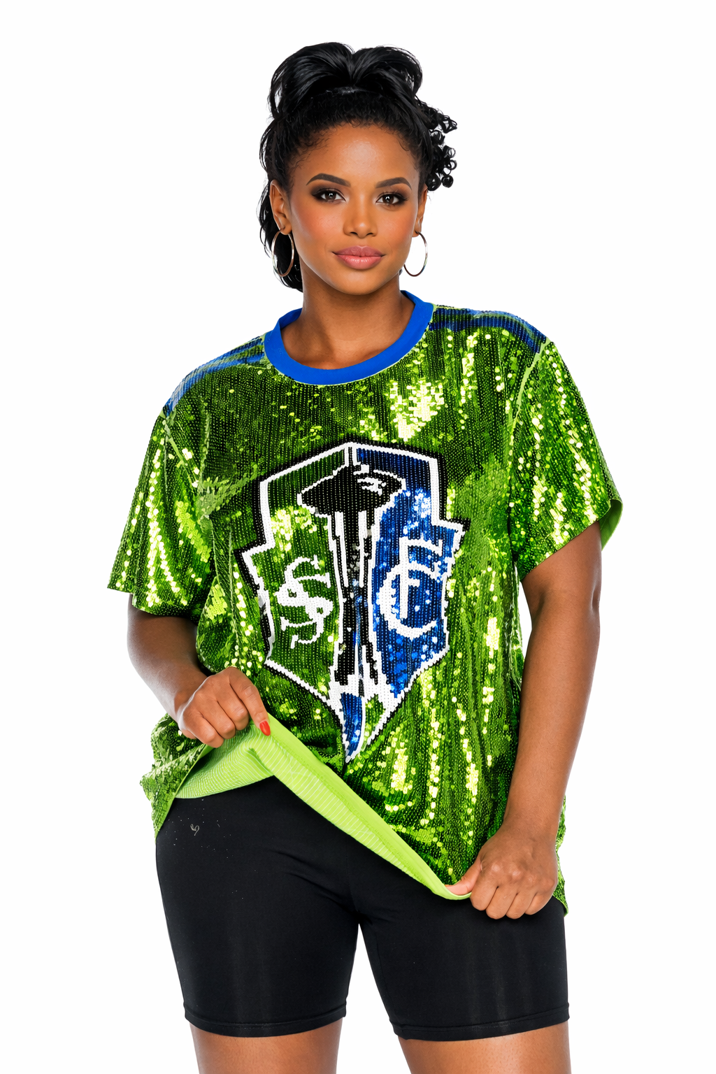 Seattle Soccer Sequin Shirt