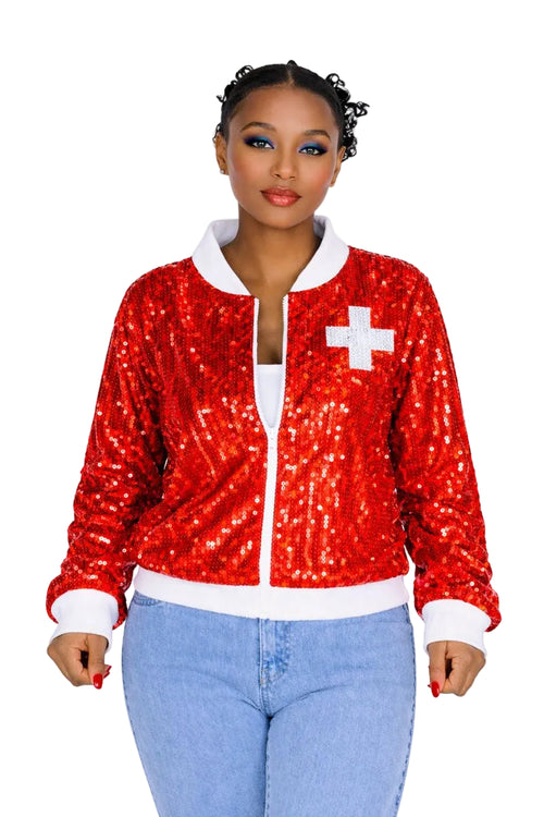 Switzerland Sequin Jacket