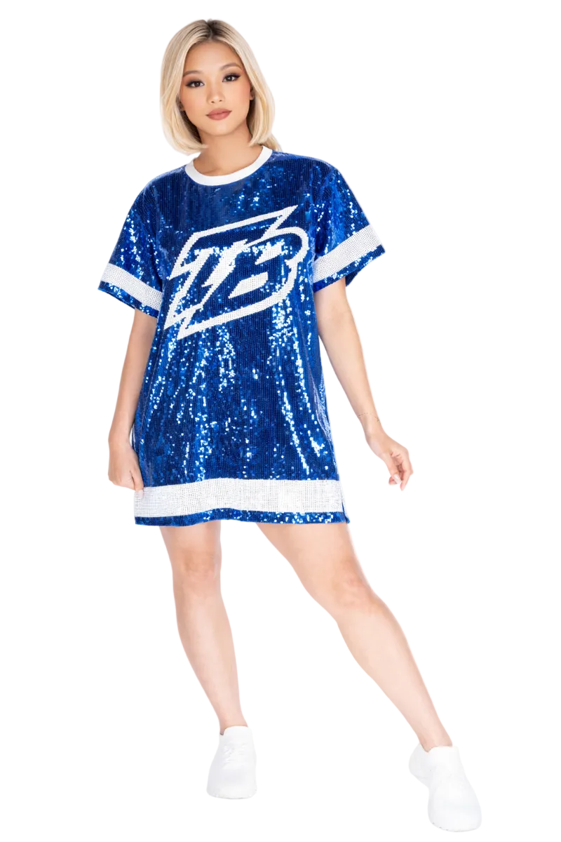 Tampa Bay Hockey Sequin Dress