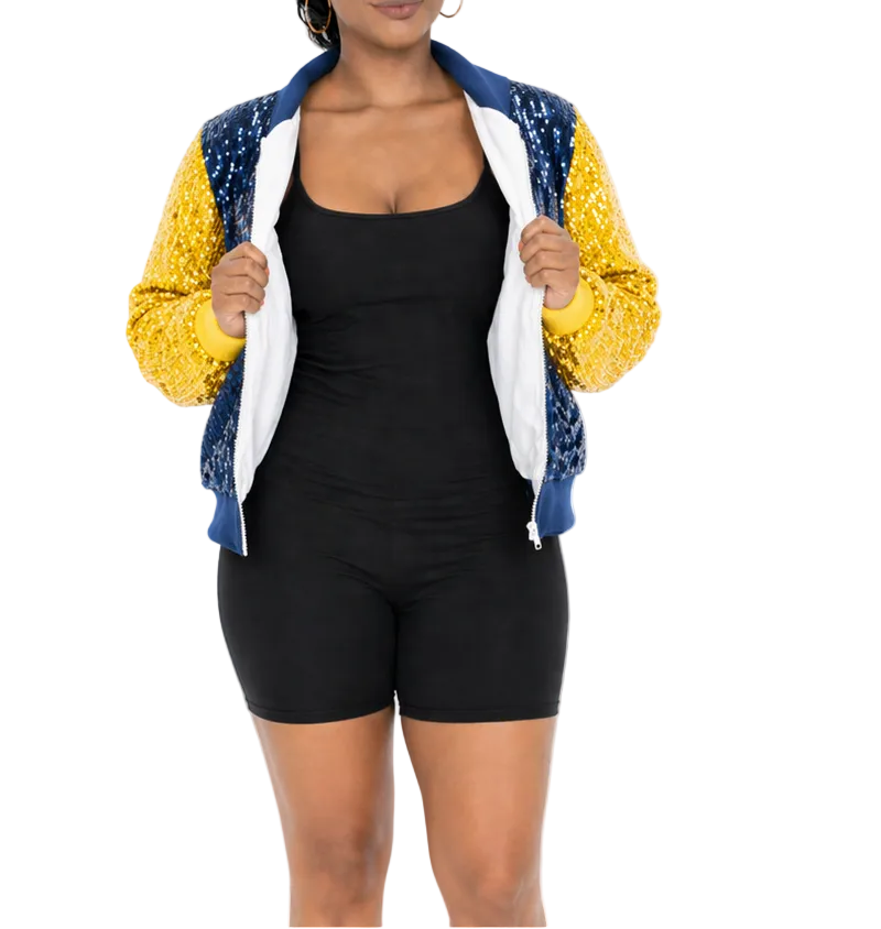 Utah Basketball Sequin Jacket