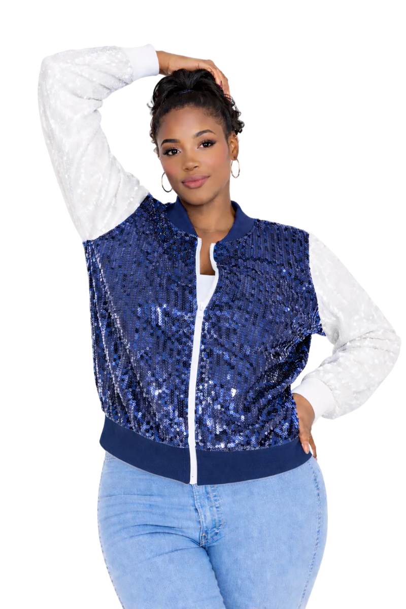 Connecticut College Sequin Jacket