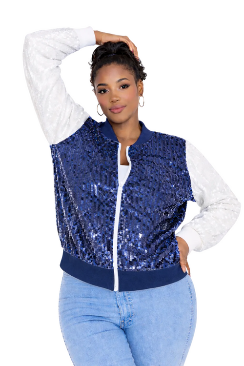 Connecticut College Sequin Jacket