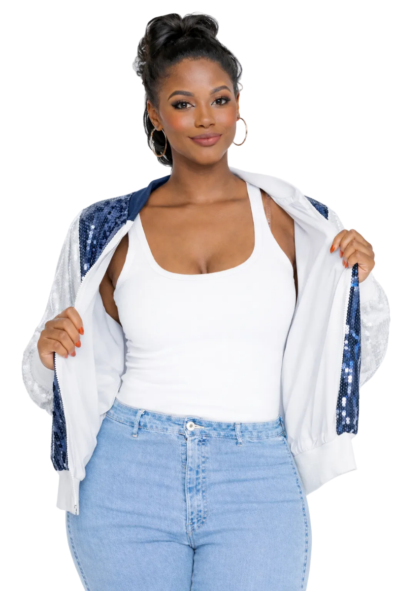 Connecticut College Sequin Jacket