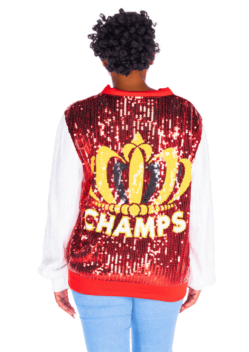 Kansas City Football Sequin Jacket - SEQUIN FANS