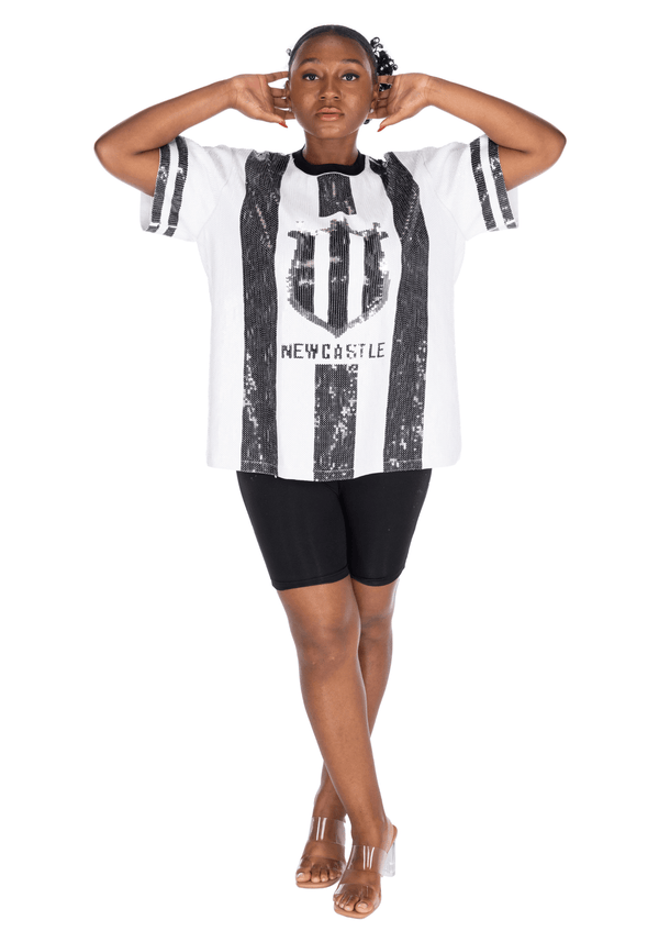 Newcastle Soccer Sequin Shirt - SEQUIN FANS