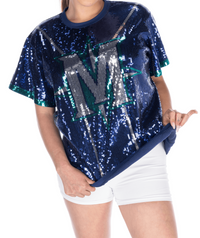 Seattle Baseball Sequin Shirt