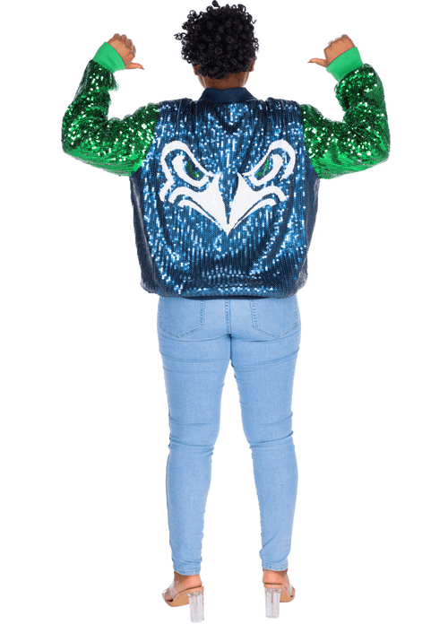 Seattle Football Sequin Jacket - SEQUIN FANS