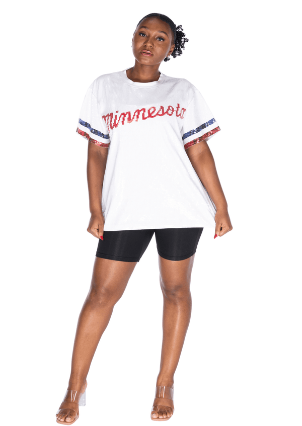 Minnesota Baseball Sequin Shirt - SEQUIN FANS