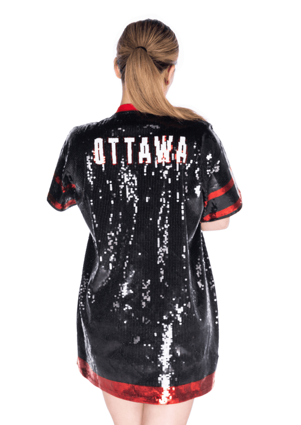 Ottawa Hockey Sequin Dress - SEQUIN FANS