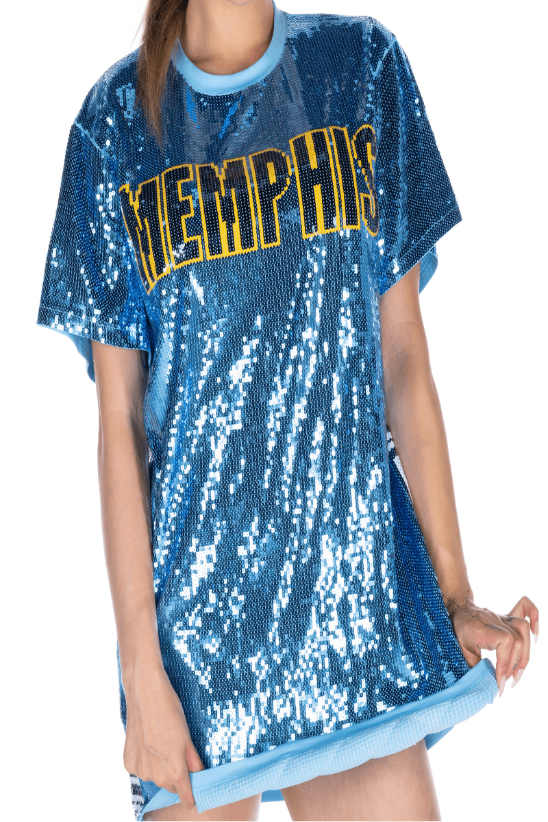 Memphis Basketball Sequin Dress Memphis Basketball Sequin Dress